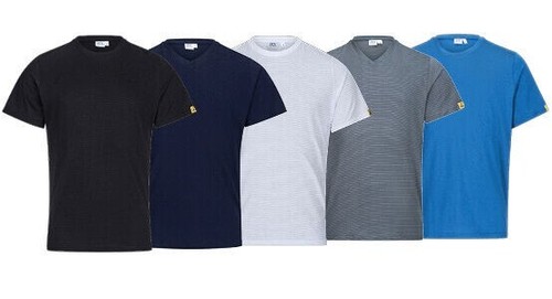 Portwest Men's Anti-Static Cotton ESD T-Shirt Lightweight Breathable Shirt -AS20 - Picture 3 of 38
