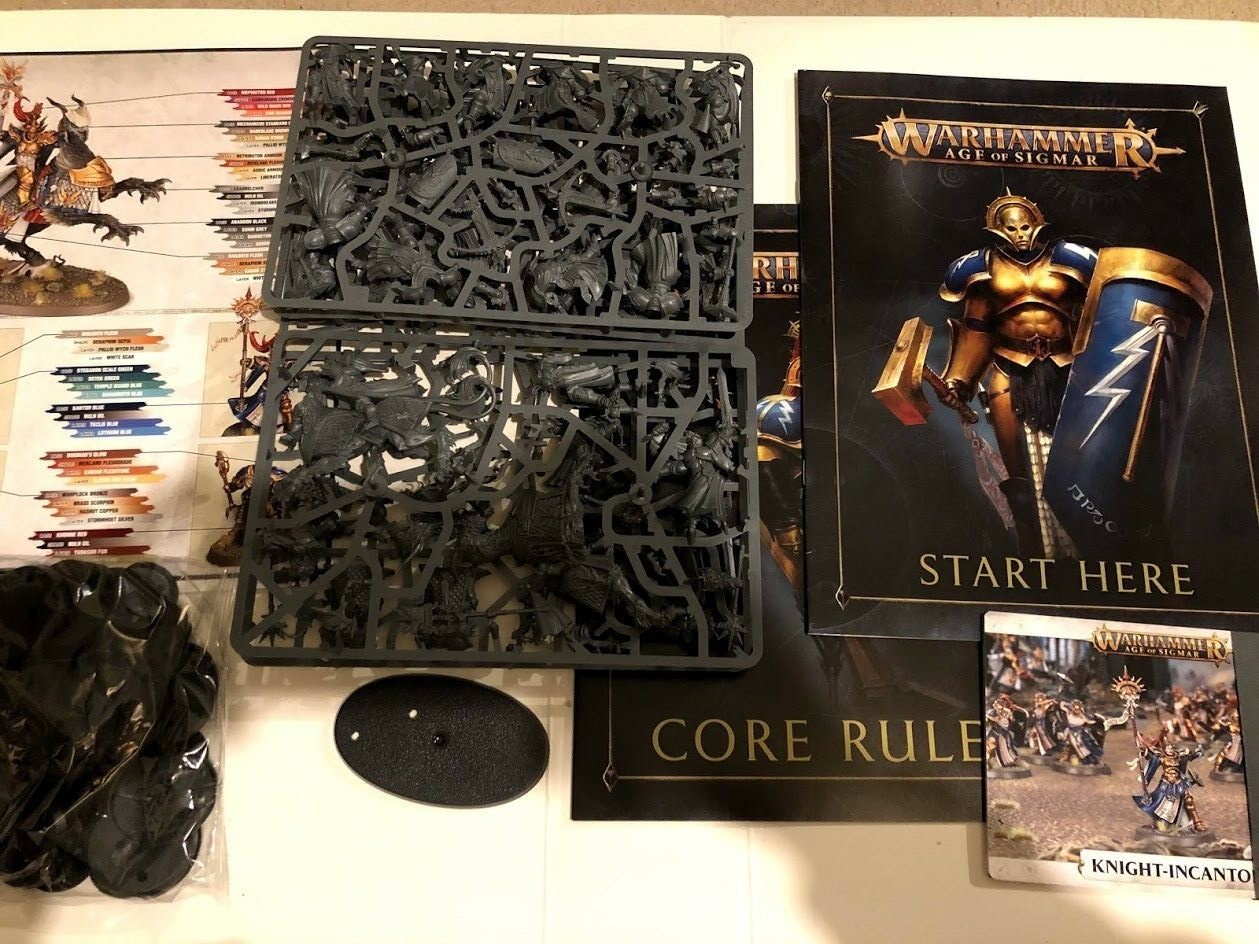 Warhammer Age of Sigmar Stormcast Eternals Army Models Soul Wars 19 Models Warhammer Age of Sigmar Stormcast Eternals Army Models Soul Wars 19 Models