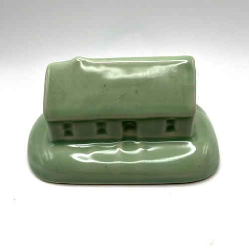Vintage Irish Stoneware Cottage Home Mint Green Connamara Glossy - Bild 1 von 5