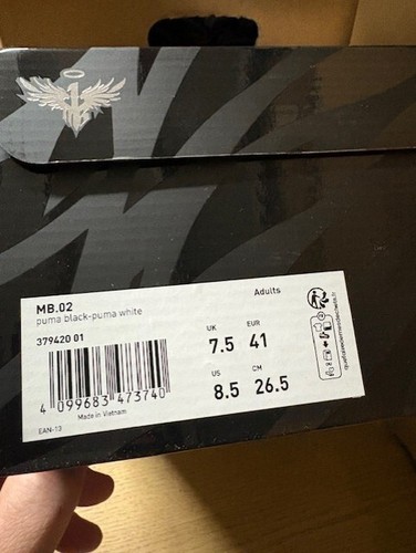 puma melo mb02 sneaker schwarz Gr. 41 neu - Bild 12 von 13