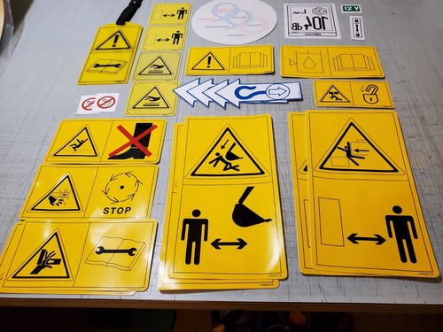 Genuine New Holland Kobelco E265 Decal Kit CNH 71503410 NEW - Picture 2 of 7