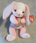 Ty Beanie Baby Eggerton the Bunny Dob March 30, 2003 Mwmt Free Shipping
