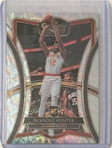 DE'ANDRE HUNTER 2019-20 SELECT PREMIER LEVEL SILVER SCOPE PRIZM ROOKIE RC #136