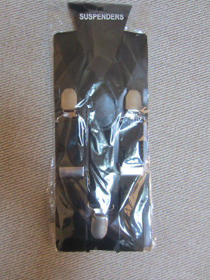 New Sealed Pkg Trilece Navy KP Adjustable Clip-on Suspenders Kid's Toddlers Boys