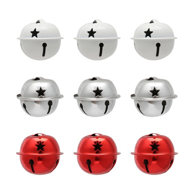 9 Pcs Christmas Bell Pendant Iron Christmas Tree Decorations Housebreaking Bells ZH11201 9 Pcs Christmas Bell Pendant Iron Christmas Tree Decorations Housebreaking Bells ZH11201