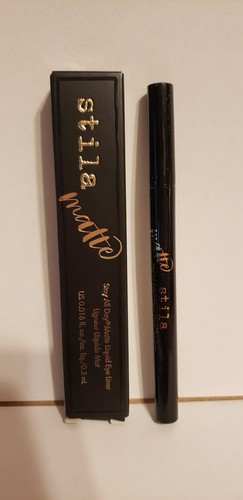 Stila Stay All Day Matte Liquid Eye Liner INTENSE BLACK .016 fl oz NEW IN BOX - Picture 4 of 5