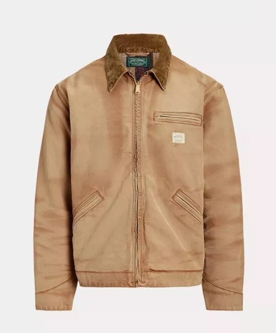 Polo Ralph Lauren Country Sportsman Canvas Work Jacket Mens Polo Ralph Lauren Country Sportsman Canvas Work Jacket Mens