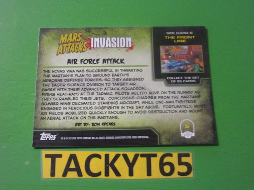 2013 MARS ATTACKS INVASION SINGLE BASE CARD(S) NEW YOU CHOOSE - Picture 10 of 196