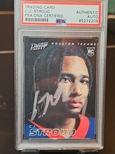 2023 C.J. STROUD Texans Case Hit On Card In Person Auto PSA 1/1