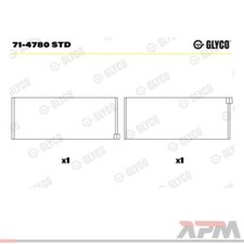 Glyco 71-4780 STD Pleuellager für Opel Fiat Suzuki Saab Lancia Cadillac