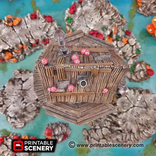 Shanty Tower Scatter Terrain Tabletop Gaming DnD 3D Druck 32/28/20/15/10 mm - Bild 6 von 16