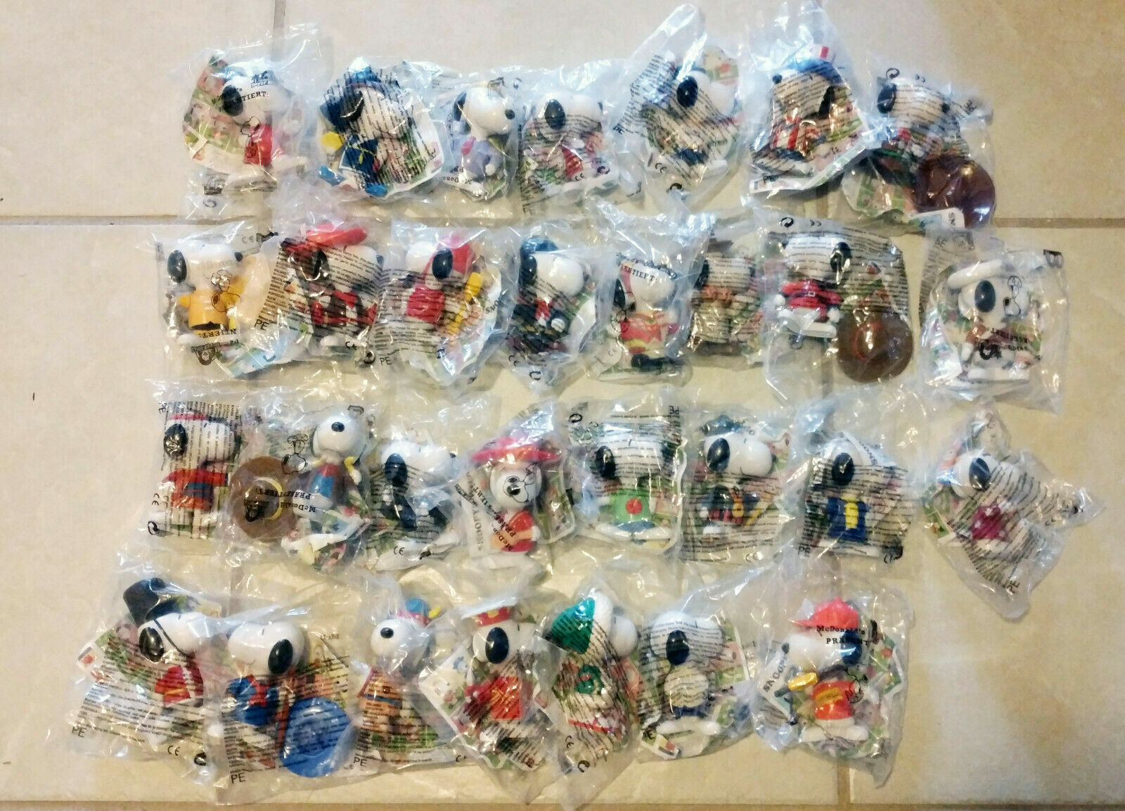 7 SNOOPY FIGURES McDonalds World Tour Happy Meal Toys Lot, bulk. $15.00 -  PicClick AU