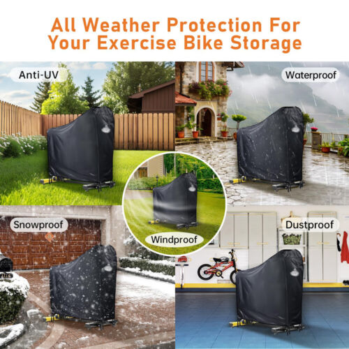Exercise Bike or Spinning Cover for Indoor and Outdoor Protective Waterproof UK - Picture 6 of 7