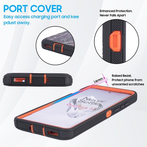 For Oneplus 12, 12R 2024Holster Belt Clip Holster Fit Otterbox Defender Case - Picture 37 of 46