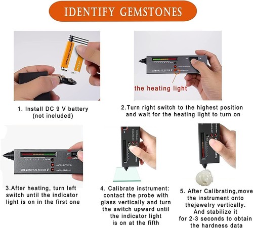 Diamond Tester High Accuracy Diamond Tester Pen Jewelry Diamond Tester Professio - Picture 4 of 12