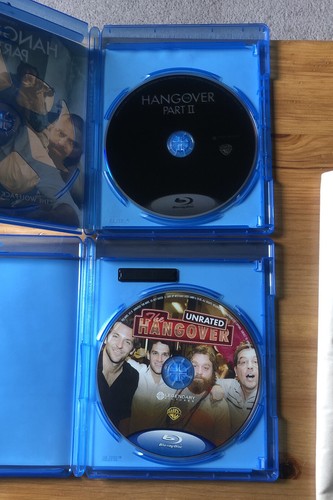 The HANGOVER Part 1 and 2 Blu-rays Bradley Cooper Unrated Comedy - Picture 4 of 4