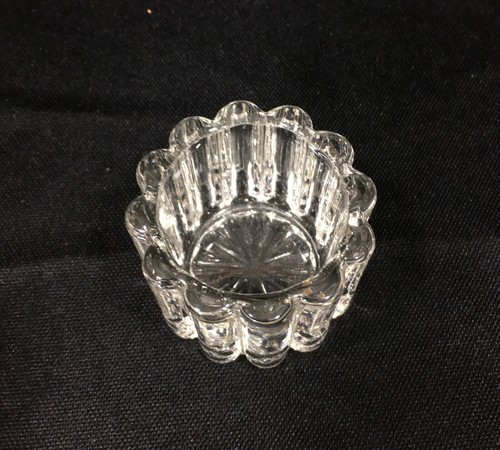 Vintage Clear Glass Mixed Lot Diamond Jelly Jar Star Shaped Candle Holder - Picture 11 of 24
