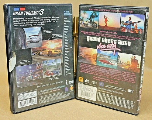 GTA:Vice City & Gran Turismo 3 A-spec PS2 GAMES CIB - Picture 2 of 7
