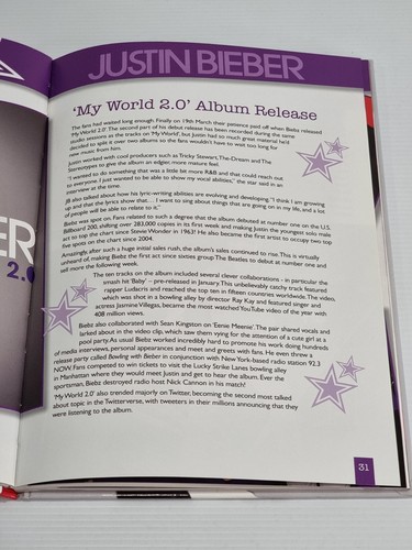 Justin Bieber Books Bundle Just Getting Started & A Year In His Life Hardcovers - Picture 14 of 15