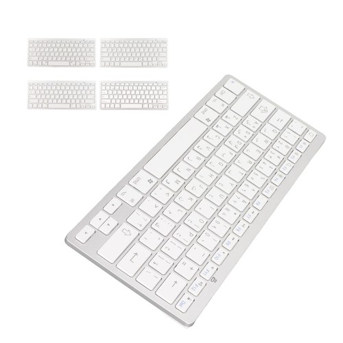 Universal BT3.0 Slim Wireless Keyboard Ergonomic Keyboard For Laptop PC Computer - Picture 12 of 21