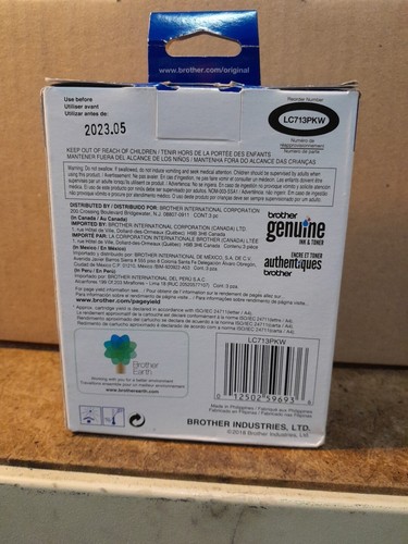 BRUDER #LC71CL Neu Original Brother (Magenta Cyan Gelb) Tinten-Kombipackung - Bild 2 von 4