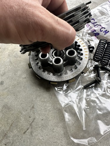 2004 04-09 Yamaha FZ6 FZ6R FZ6RC Lot Clutch Basket Inner Outer Plates OEM Cover - Picture 19 of 24