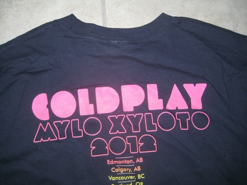 2012 Camisa Coldplay Mylo Xyloto Music Concert Tour Island Bay Nueva con etiquetas S L XL - Imagen 13 de 41