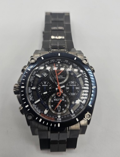 Bulova Precisionist 46.5mm Gray/Blue Stainless Steel Case with Gray Stainless... - Picture 5 of 21