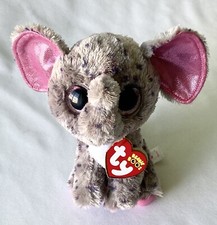 Ty Beanie Boos - Specks the Elephant, 6" Stuffed Animal Toy, Multicolor