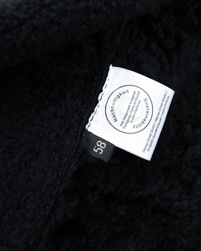 Christ Soft Lambskin Black Shearling Coat, Men's EU 58, US 48 - Picture 9 of 9