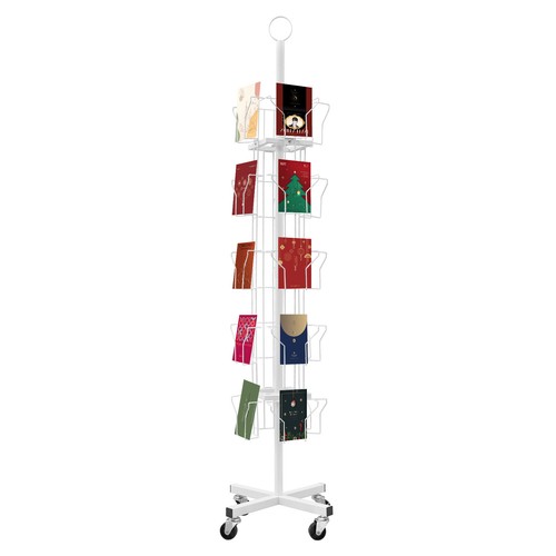 Grußkartenständer Spins 20 Taschen Einzelhandel Display 6" x 8 Karten Schild Halter - Bild 41 von 48