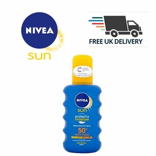 Nivea SUN Protect&Moisture Spray Or Lotion 200ml. SPF 10/15/20/30/50 Brand New - Picture 16 of 19