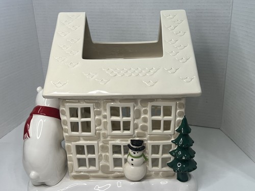 Bath and Body Works Village House HOLIDAY Luminary Woodland Christmas Polar Bear - Picture 5 of 8
