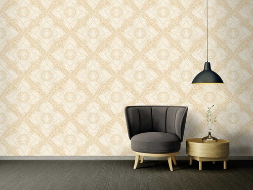 Profhome 349044-GU Exklusive Tapete Ornament schimmernd beige creme gold 7,04 m2 - Picture 4 of 6