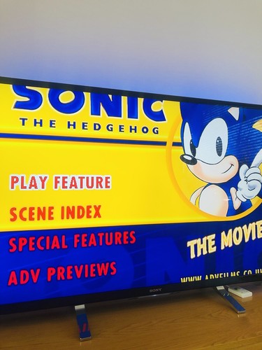 🔥🔥Sonic The Hedgehog The Movie Rare ADV Films Clear Box - Picture 5 of 21