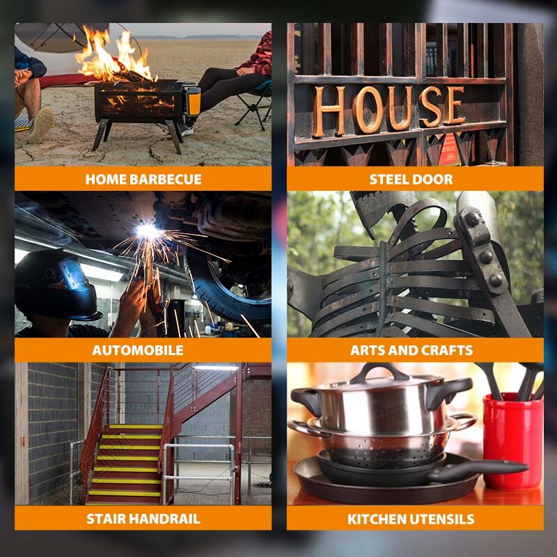 HZXVOGEN 145Amp Gasless MIG Welder Flux Cored Wire IGBT MMA MIG Welding