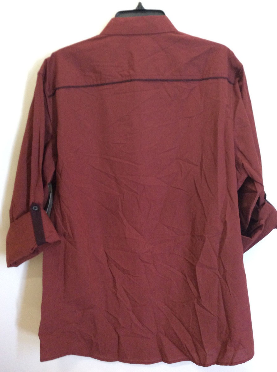 INC International Concepts Chemise boutonnée à manches