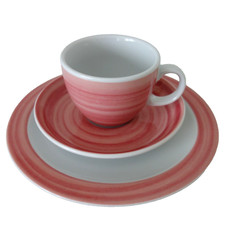 Seltmann Weiden VIP Kaffeegedeck 3tlg. rosa