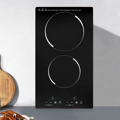 110V Electric Stove Ceramic Cooktop Sensor Touch Control  2 Burners with Plug - Picture 4 of 22