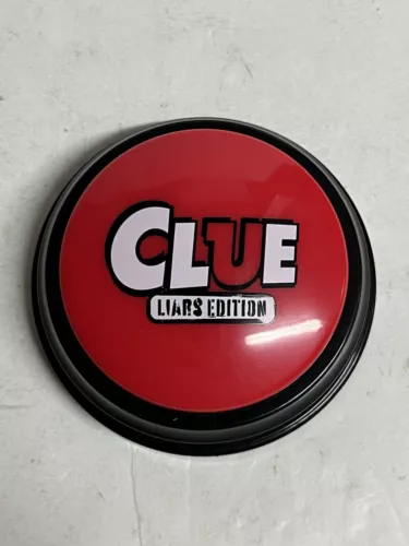 Clue Liars Edition Board Game; Murder Mystery Game Replacement Liar Button