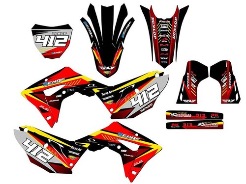 2019-2021 CRF 250 RX SURGE Red Senge Graphics Kit Compatible with Honda - Picture 1 of 10