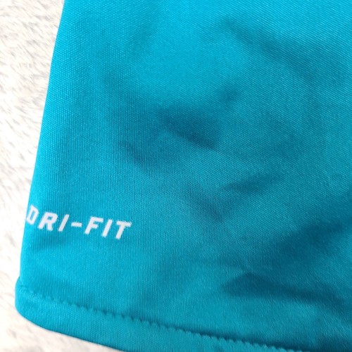 Nike Green Running Jacket with Neon yellow inside Thumb Holes & Back Pockets Med - Picture 7 of 10