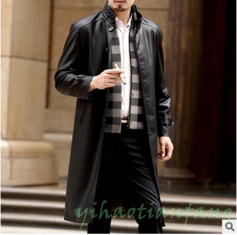 2019 Fashion Mens Occident Stand Collar Single Breasted Overcoat Windcoat 2019 Fashion Mens Occident Stand Collar Single Breasted Overcoat Windcoat