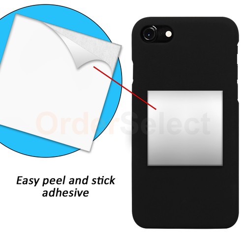 Selfie Specchio Piccolo Quadrato 2" Antigraffio per LG G2 G3 G4 G5 G6 V10 V20 V30 - Foto 9 di 12