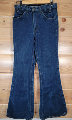 Vintage Levis Jeans Unisex Size 28X32 684 Bell Bottom Flare