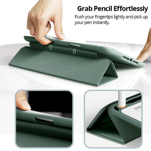 Smart Case Cover With/Pencil Holder For iPad 5th 6th 7th 8th 9th Generation Mini - Picture 4 of 20