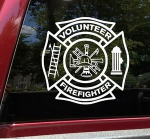 FIREFIGHTERS STILL MAKE HOUSE CALLS Vinyl Fire Engine DECAL