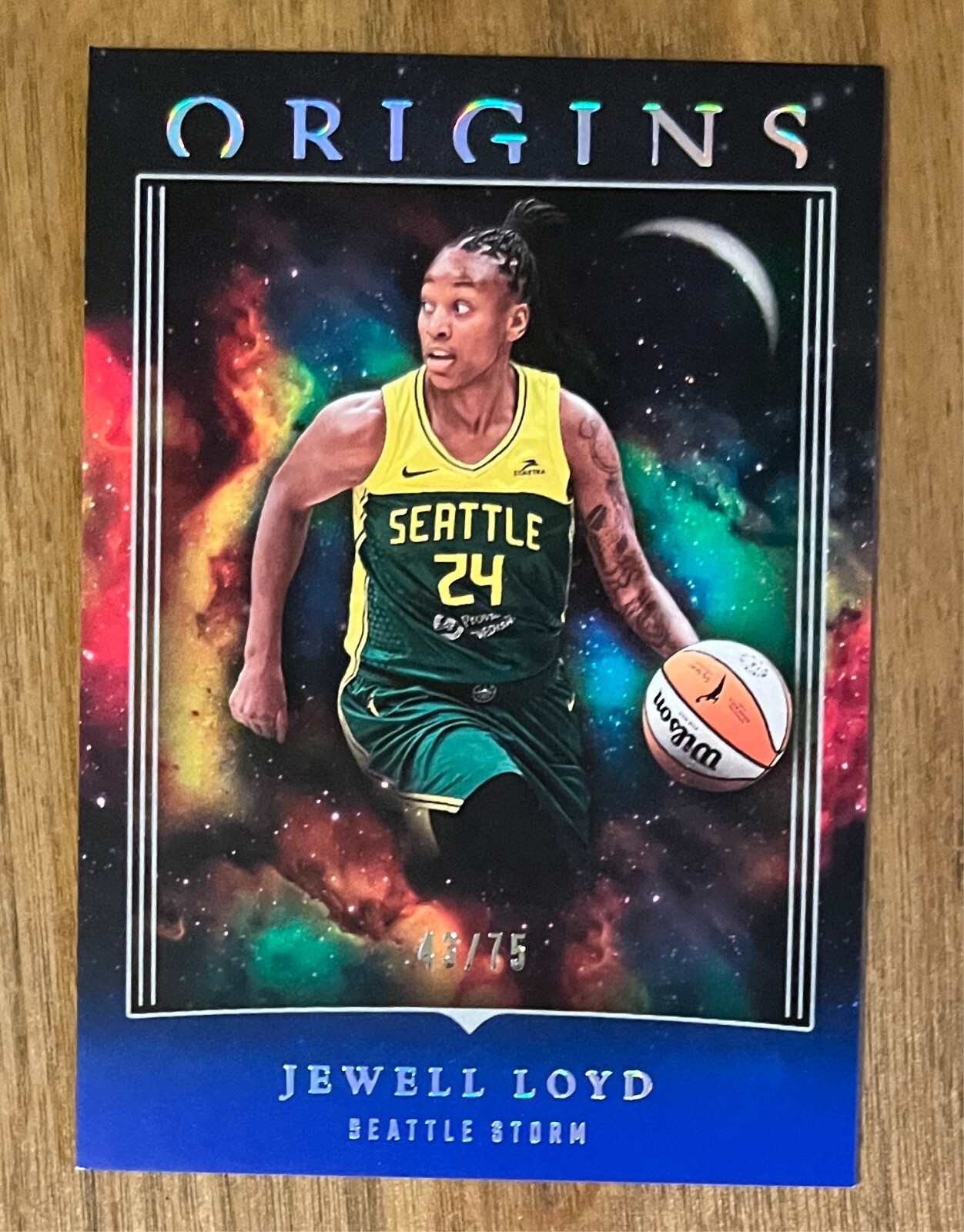 2024 Panini WNBA Origins #77 Jewell Loyd Blue #/75