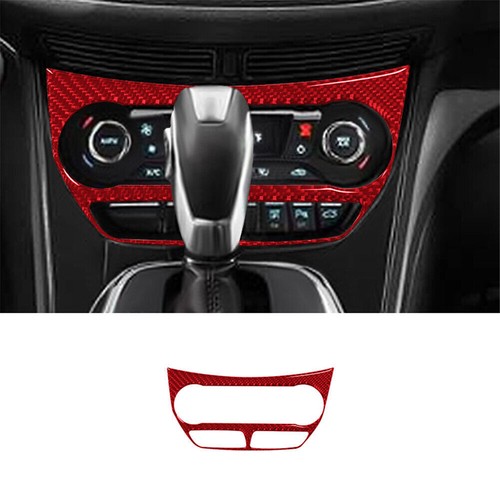 16Pcs Red Carbon Fiber Full Interior Kit Cover Trim For Ford Escape 2013-2016 - Picture 7 of 16