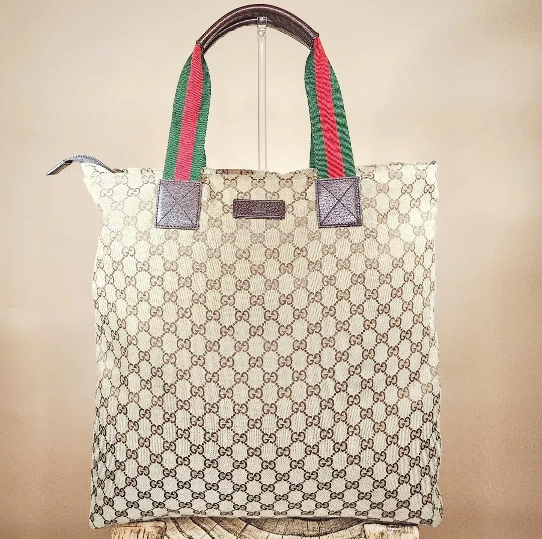 Sac fourre tout Gucci Supreme Web 100% authentique